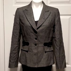 Tahari Arthur S. Levine Women's Wool Buckled Blazer - Size 10